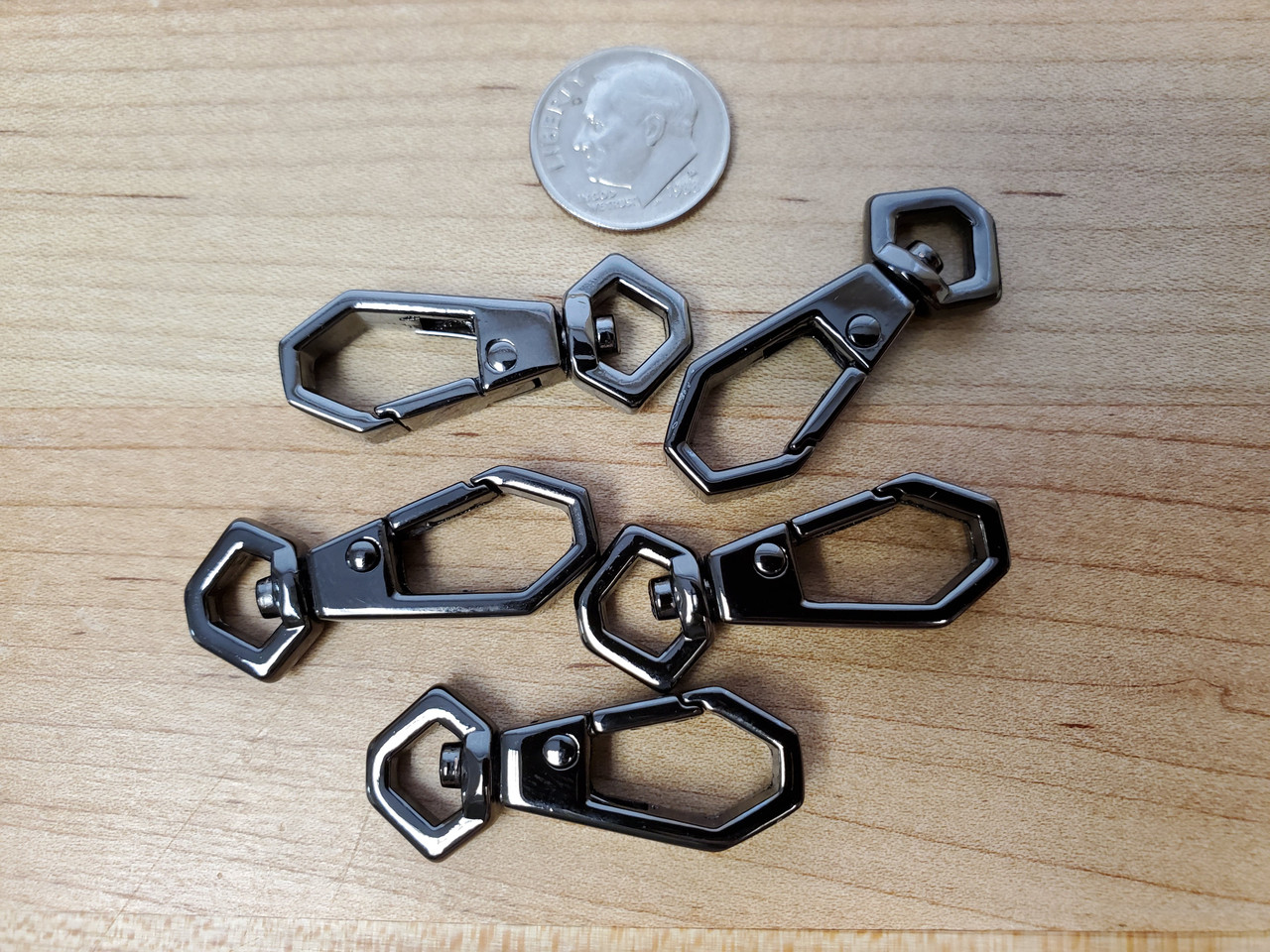 Swivel Snap Clasps – 5pcs / Dark Gray