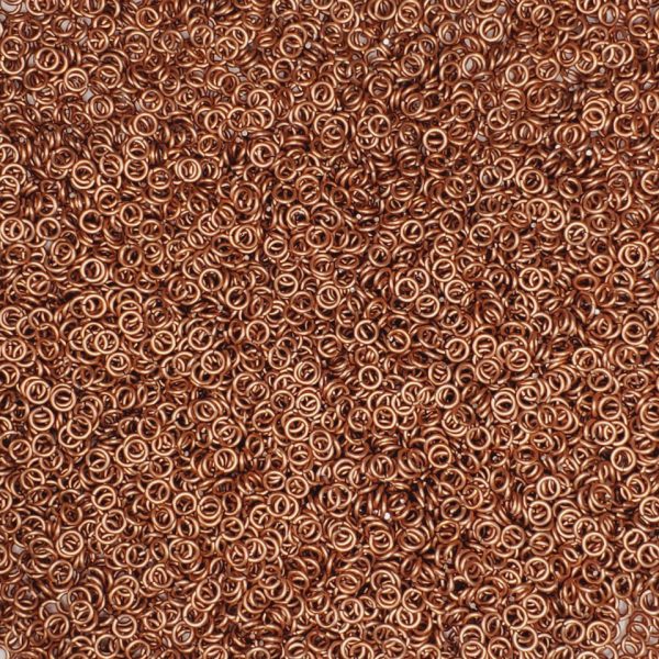 Special Run- *new Penny* Anodized Aluminum jump rings in 18 SWG, 9/64 inch ID, 1/4 lb (4 oz)